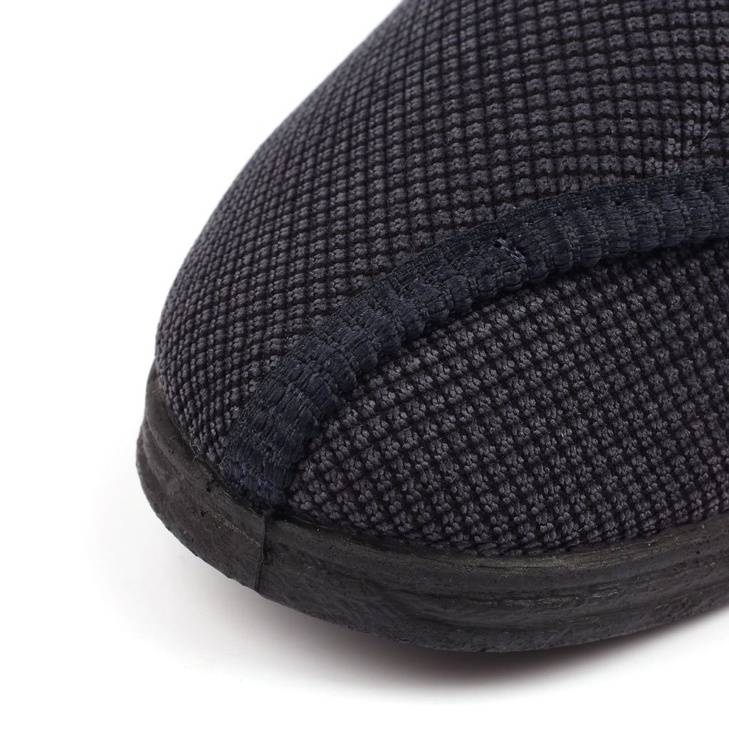 Drake II Navy Bootee Slipper