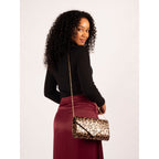 Ailsa Gold Clutch Bag