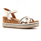 Donna White Sandal
