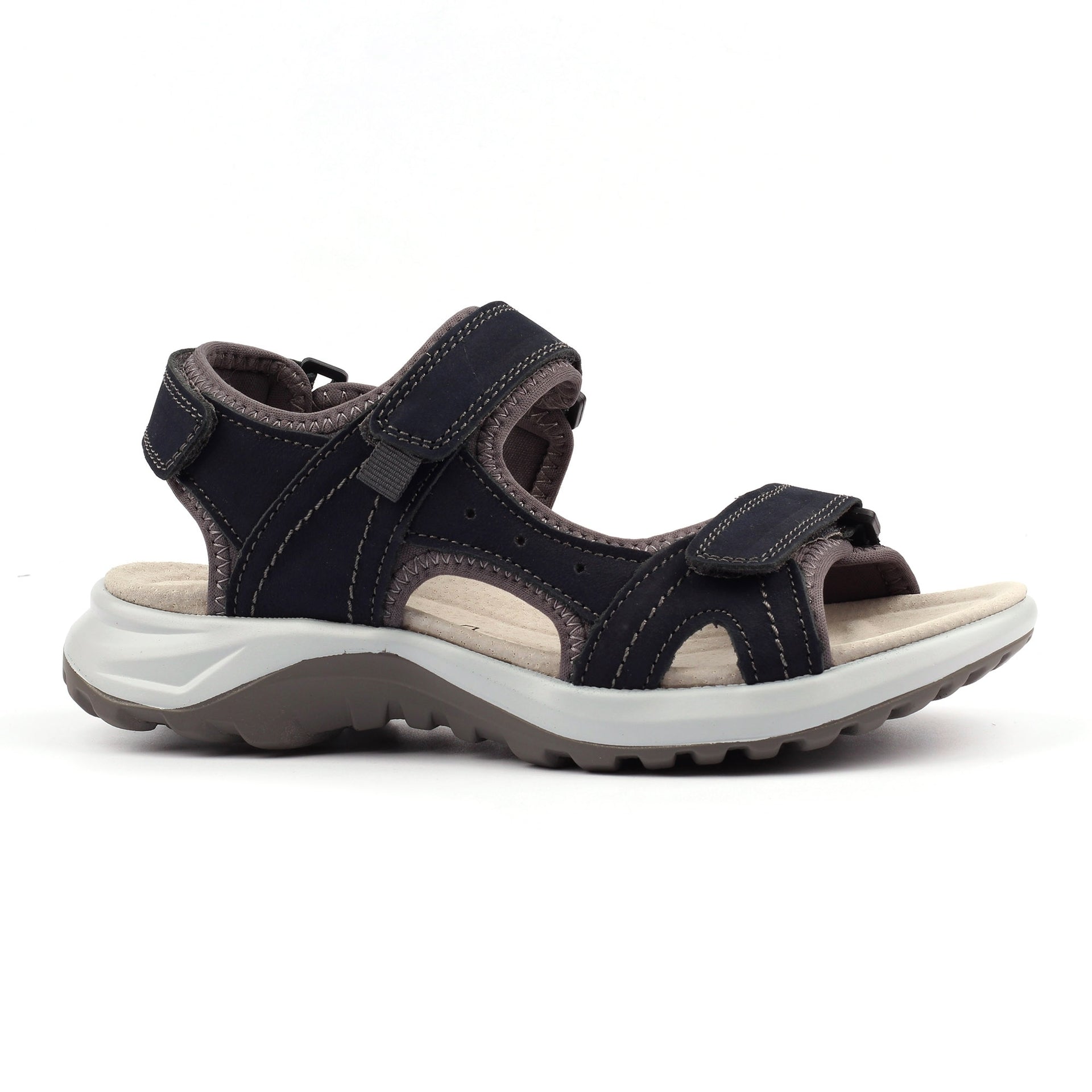 Lazy Dogz Riviera Navy Leather Sandal