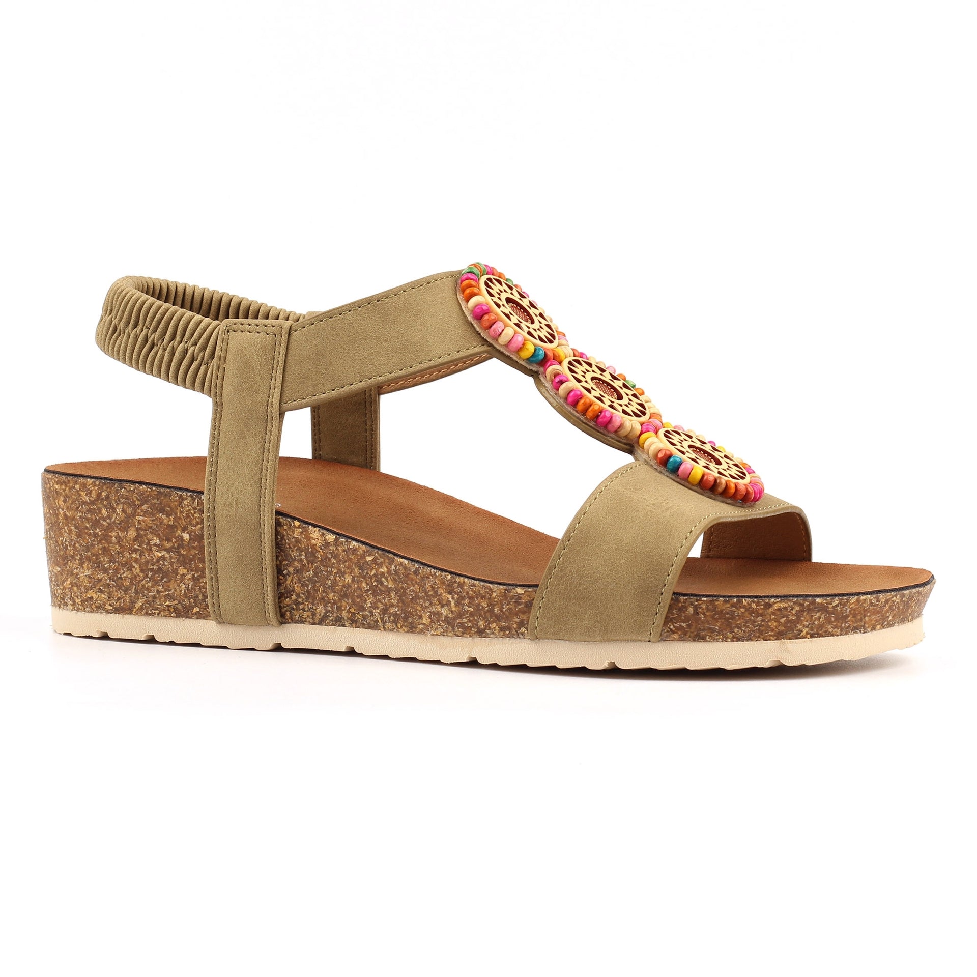 Candice Khaki Sandal