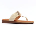 Fiona White Sandal