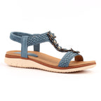 Clementine Blue Sandal