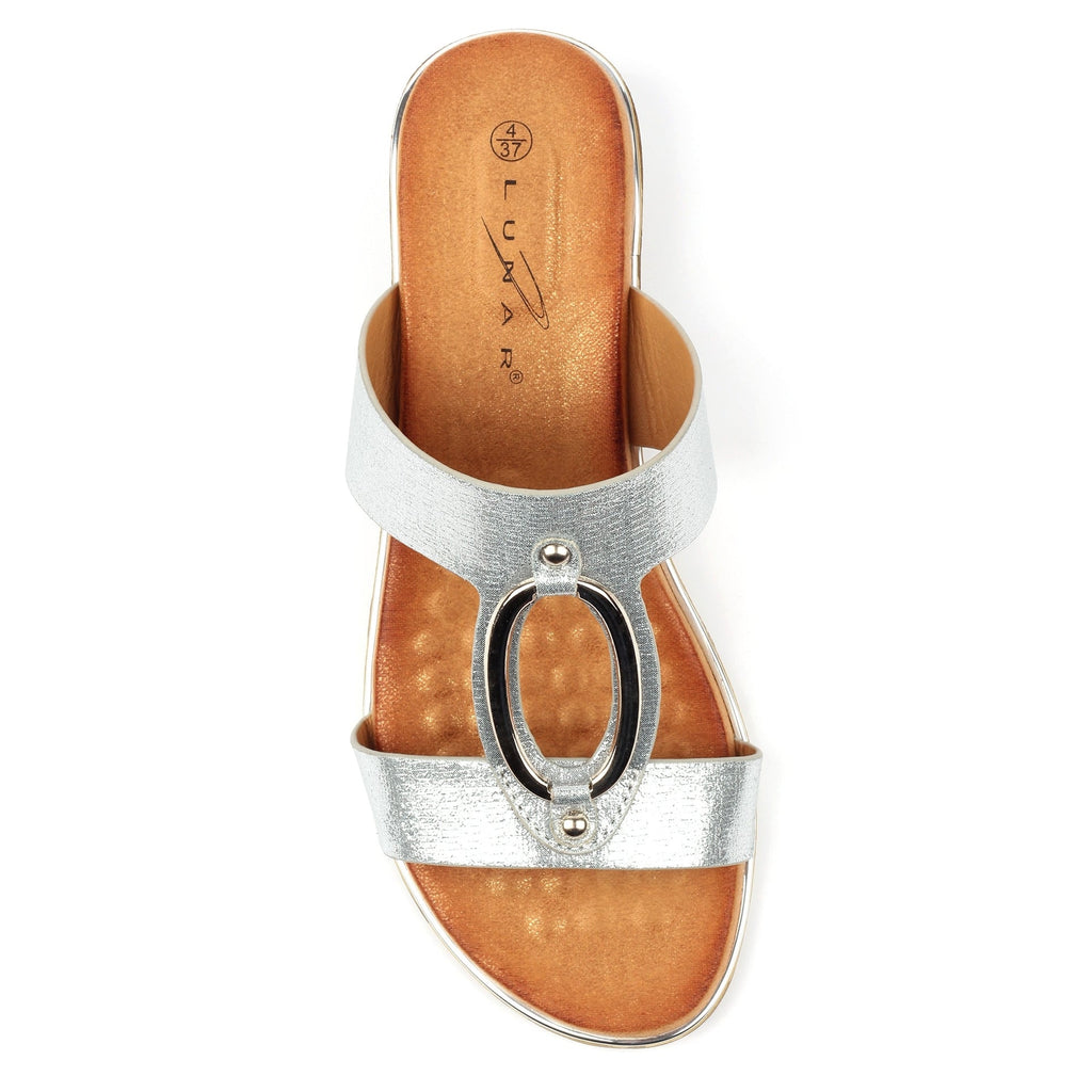 Claudia Silver Sandal