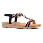 Drift Black Sandal