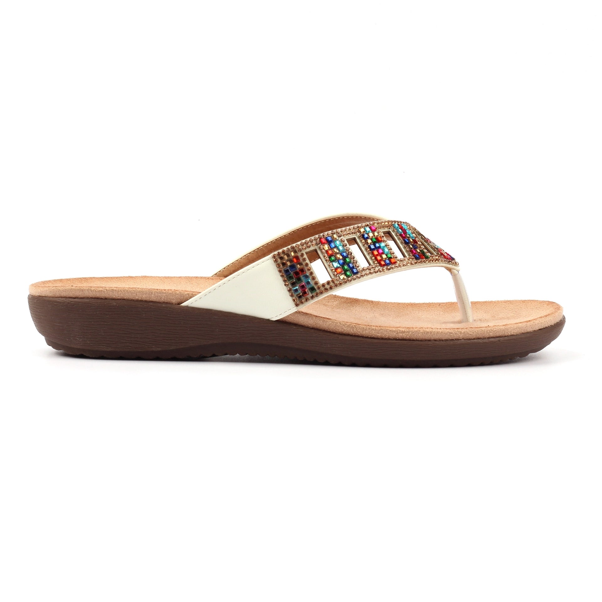 Abigail II White Sandal