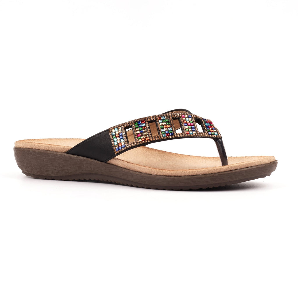 Abigail II Black Sandal