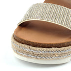 Emery Silver Sandal