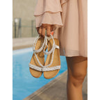 Olivia Silver Sandal