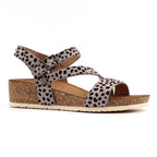 Muster Grey Wedge Sandal