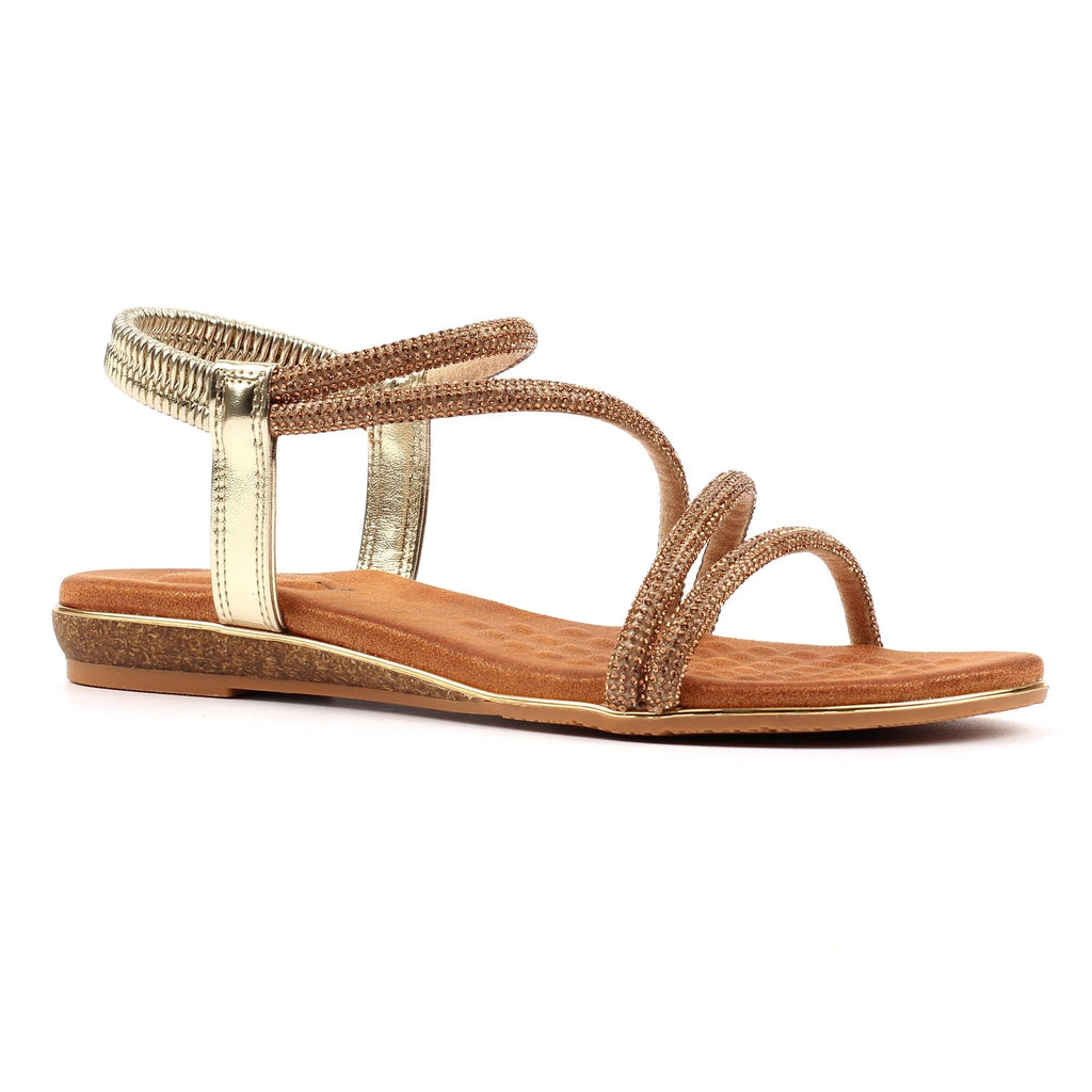 Cortez Gold Sandal