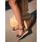 Kassie Navy Sandal