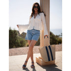 Kassie Navy Sandal