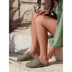 Veluna Green Sandal