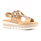Jaslene Beige Sandal