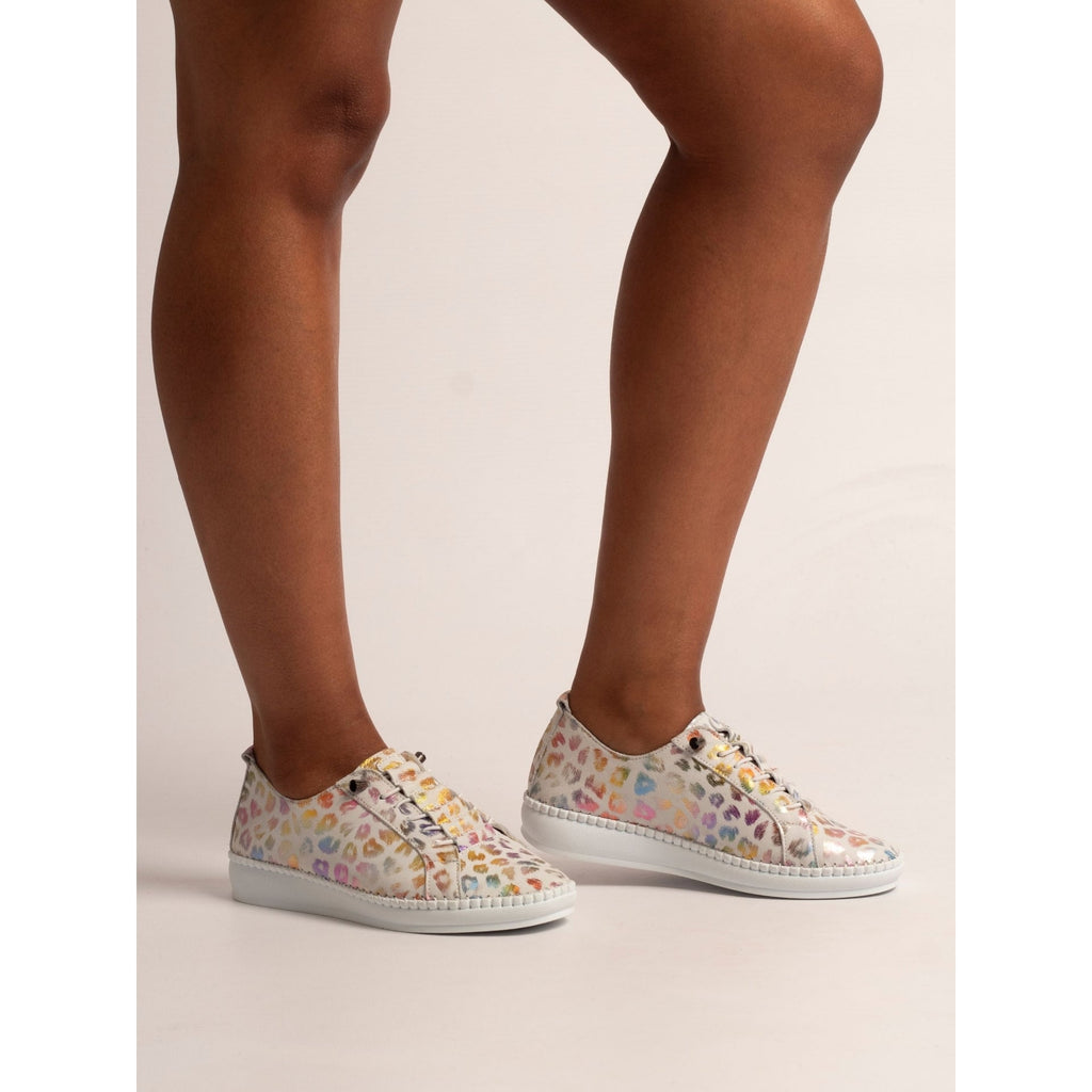 Jana Multi Colour Leather Shoe
