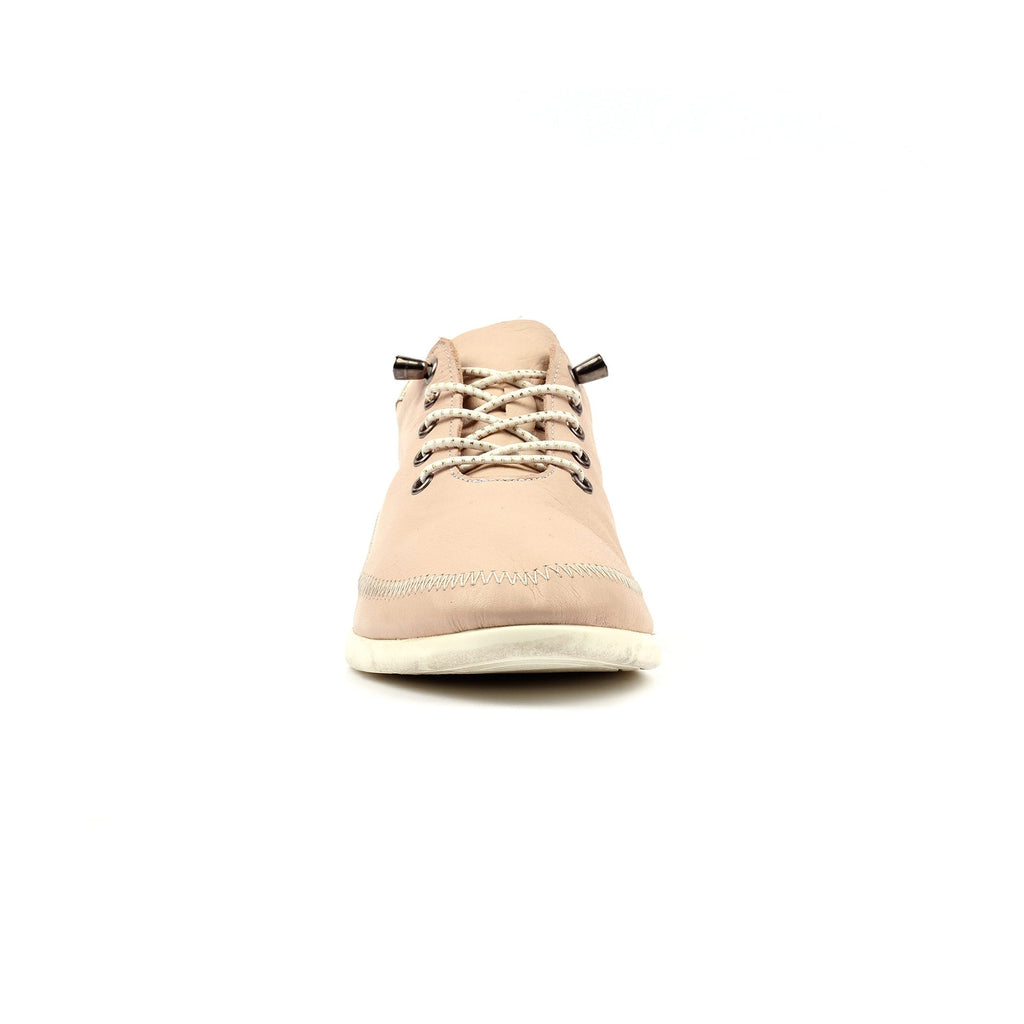 Penelopy Beige Leather Trainer
