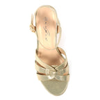 Utah Gold Block Heel Sandal