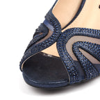 Nancy Navy Wide Fit Shoe