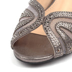 Nancy Pewter Wide Fit Shoe
