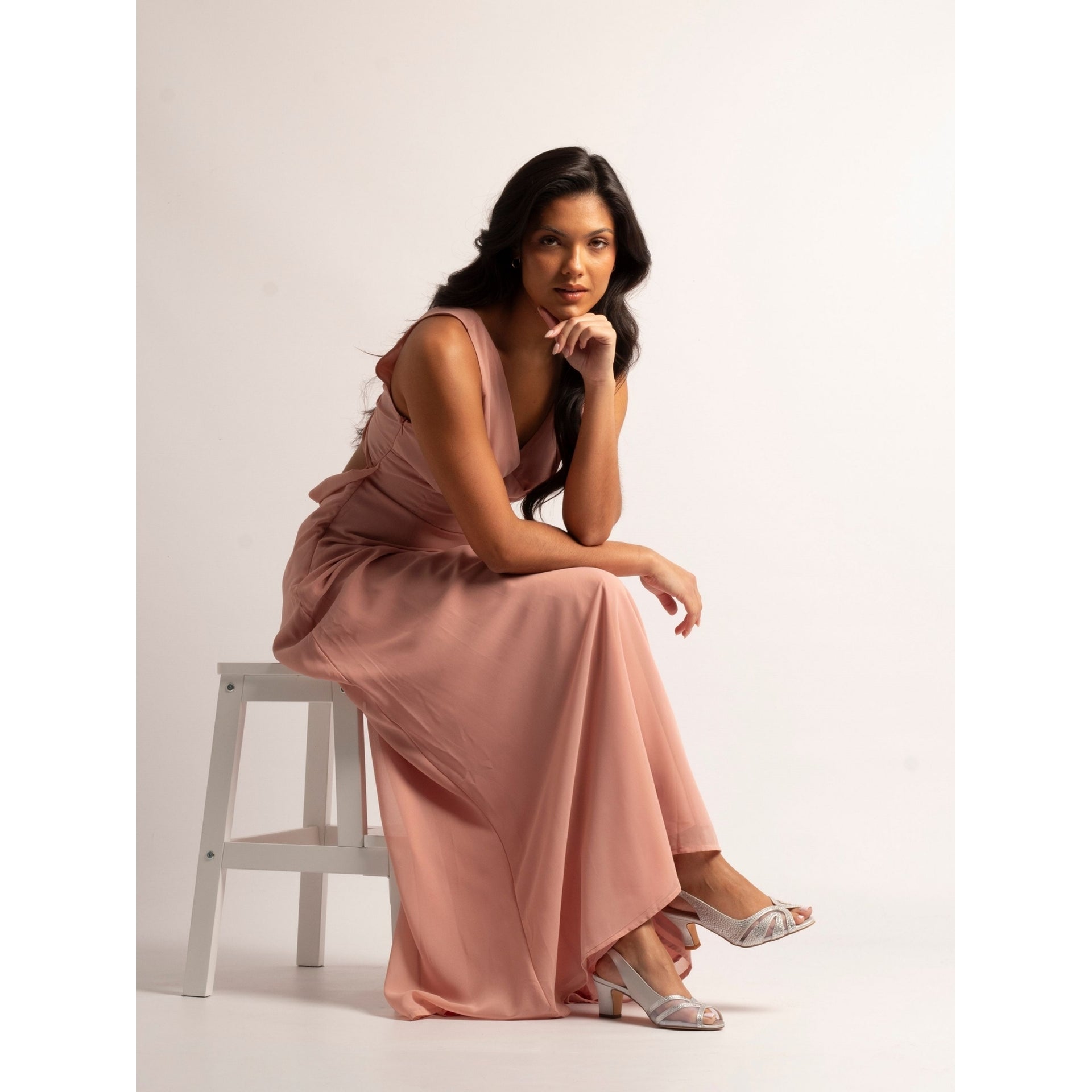 Nancy Silver Wide Fit Shoe