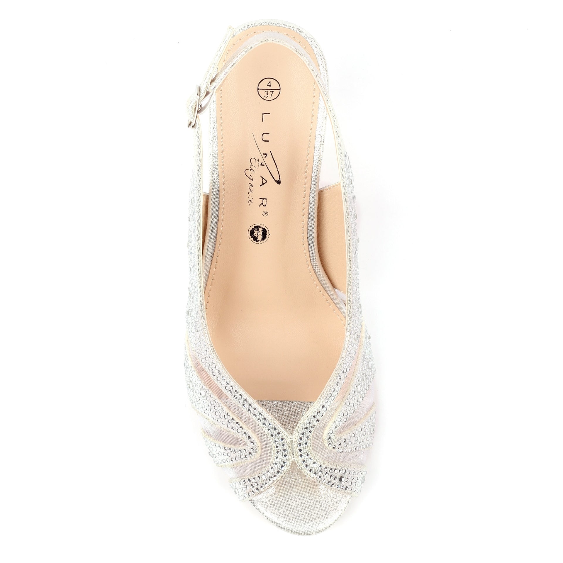 Nancy Silver Wide Fit Shoe