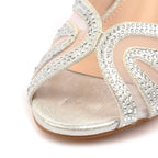 Nancy Silver Wide Fit Shoe