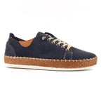 Maddison II Navy Suede Plimsoll