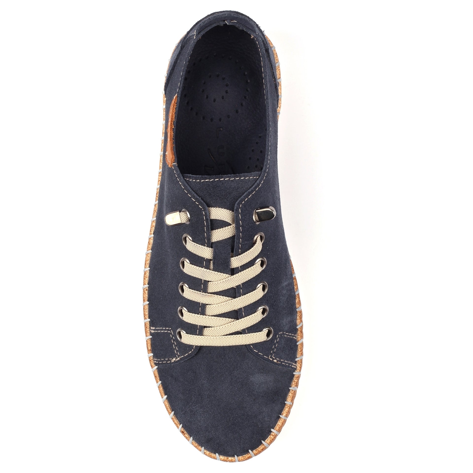 Maddison II Navy Suede Plimsoll
