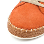 Maddison II Orange Suede Plimsoll