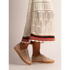 Maddison II Beige Suede Plimsoll