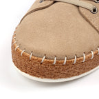 Maddison II Beige Suede Plimsoll