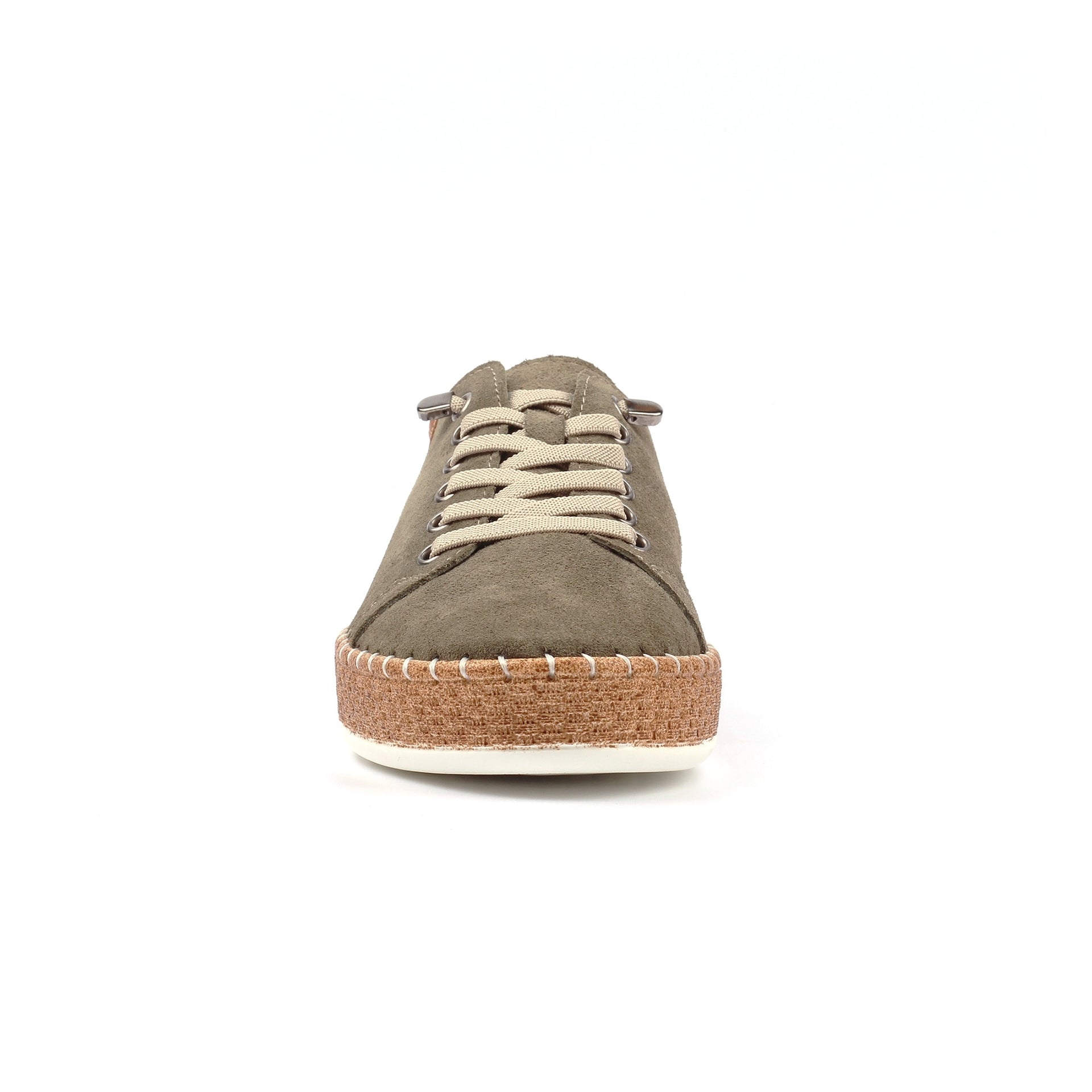 Maddison II Khaki Suede Plimsoll