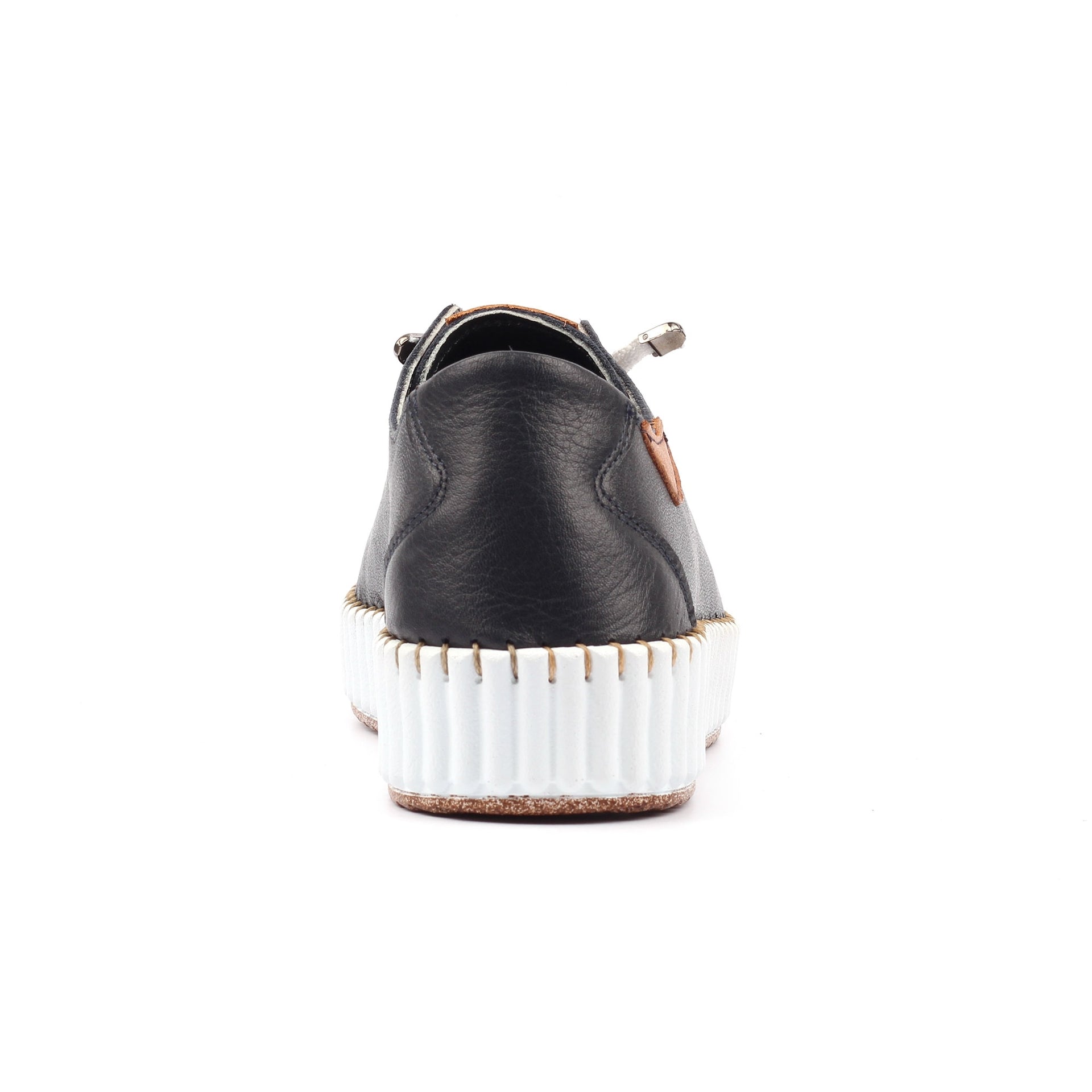 Faith Navy Leather Shoe