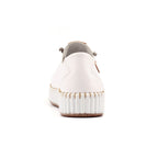 Faith White Leather Shoe