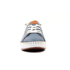 Faith Mid Blue Leather Shoe