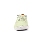 St Ives Soft Sage Leather Plimsoll