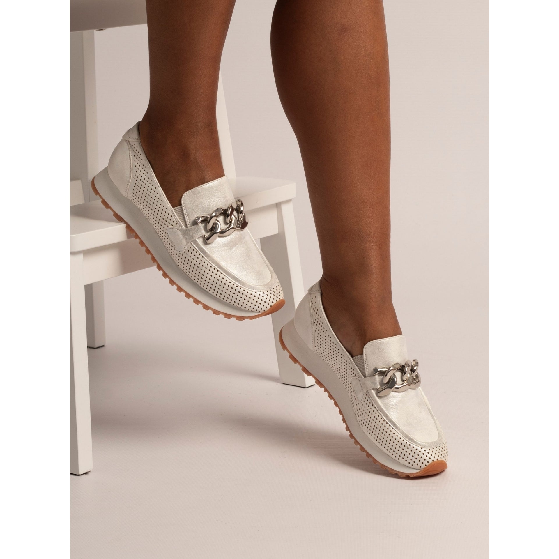 Lulu Silver Shoe