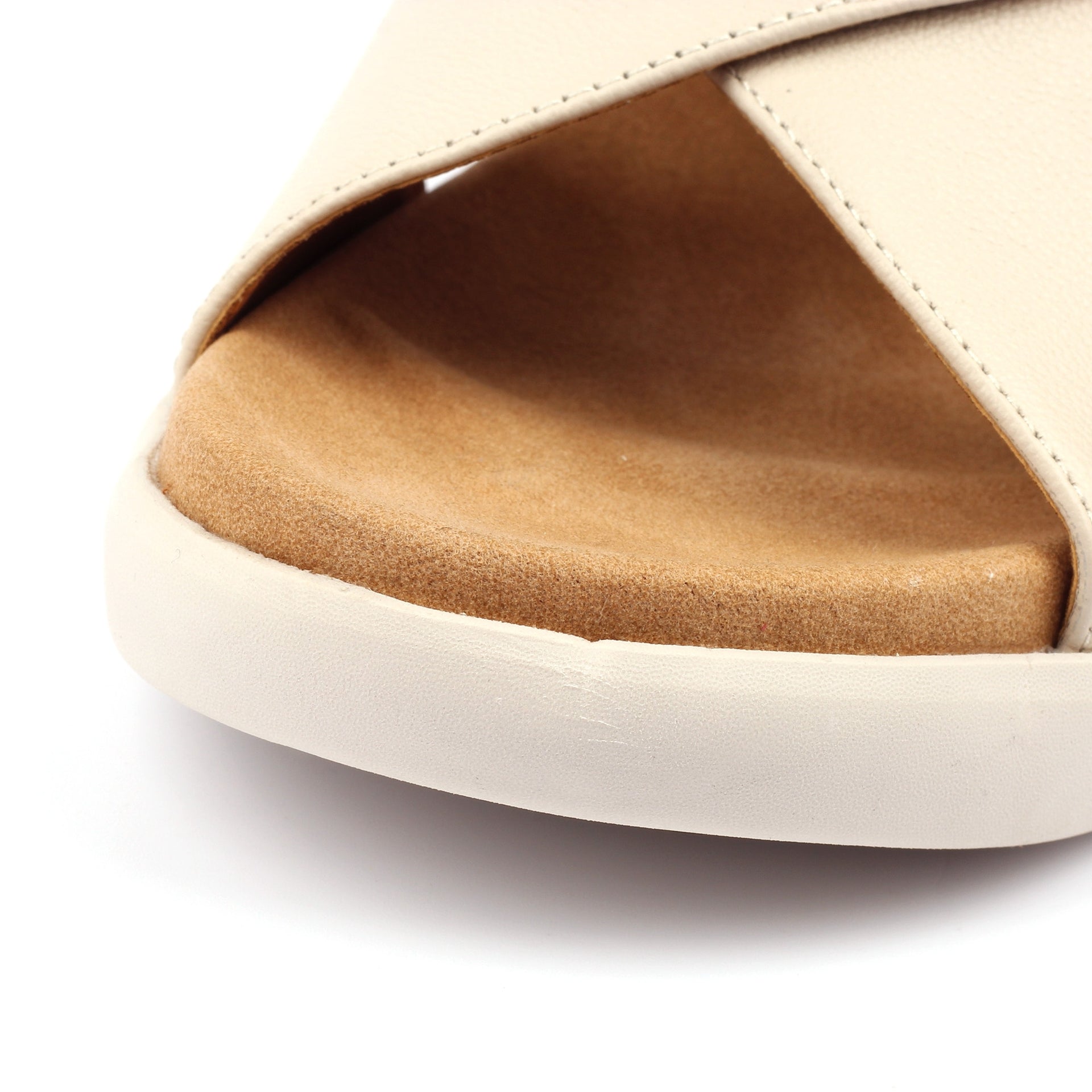 Merletta Beige Leather Shoe