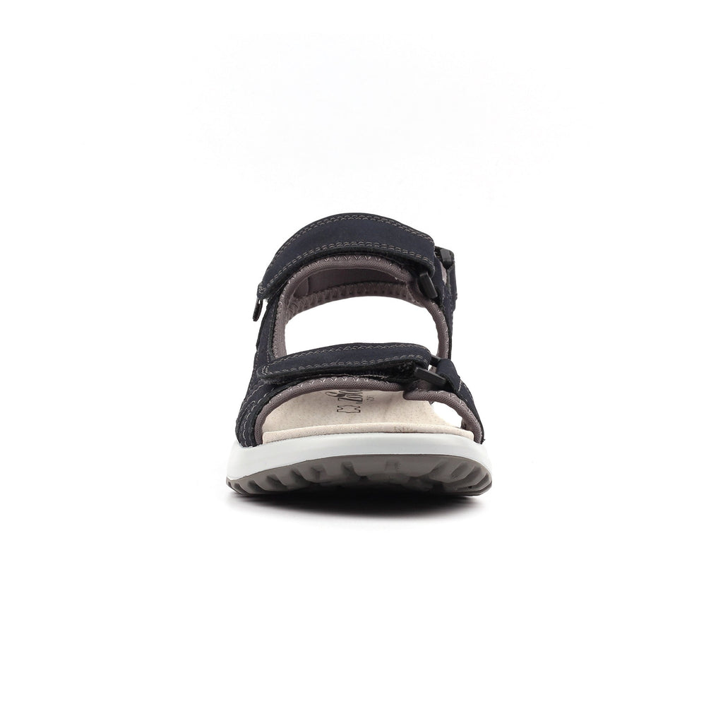 Lazy Dogz Riviera Navy Leather Sandal