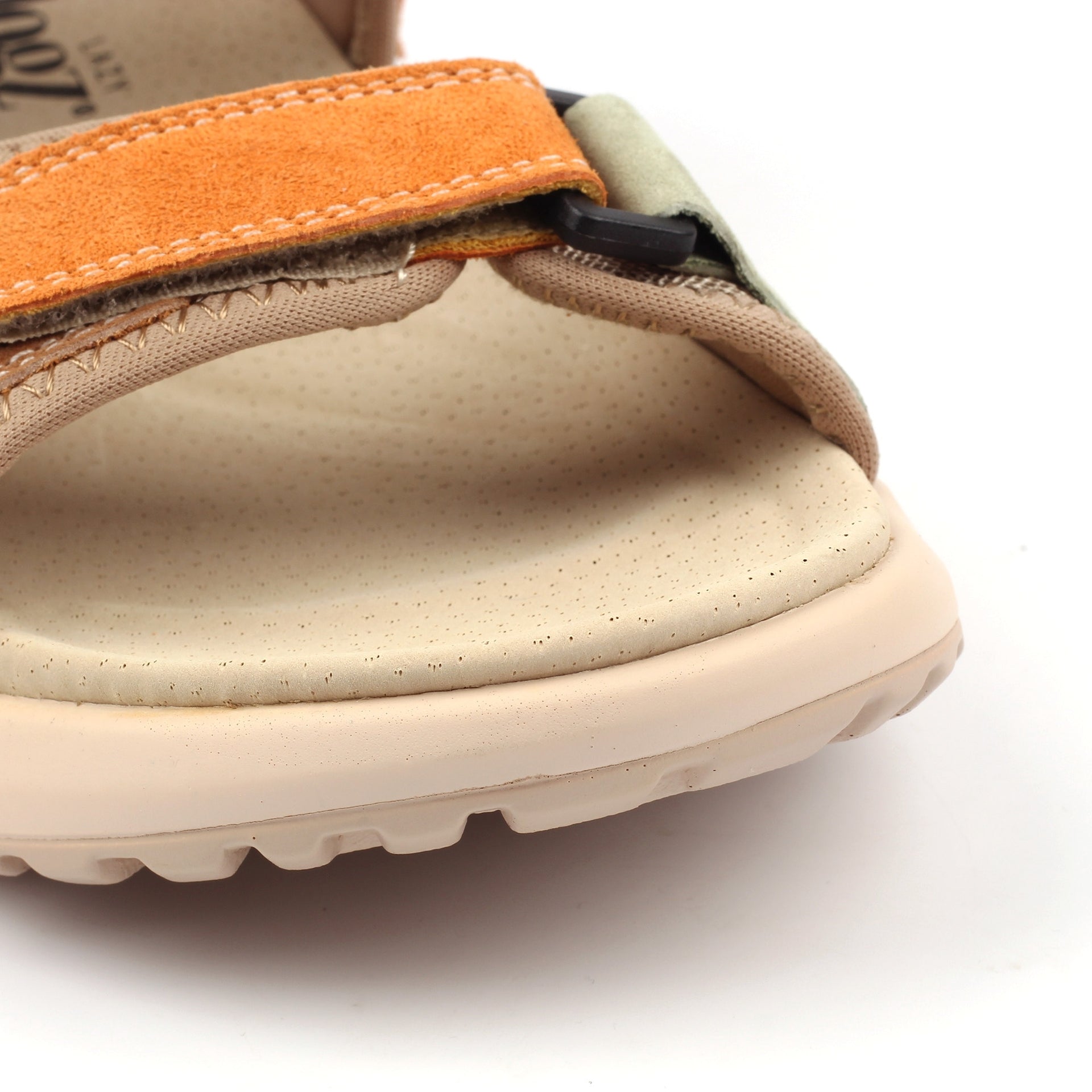 Lazy Dogz Alston Orange Multi Leather Sandal