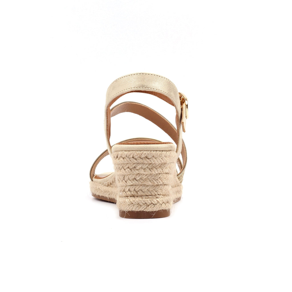 Izzy Gold Wedge Sandal