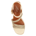 Izzy Gold Wedge Sandal
