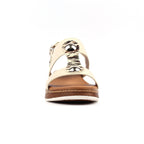 Georgia White Wedge Sandal