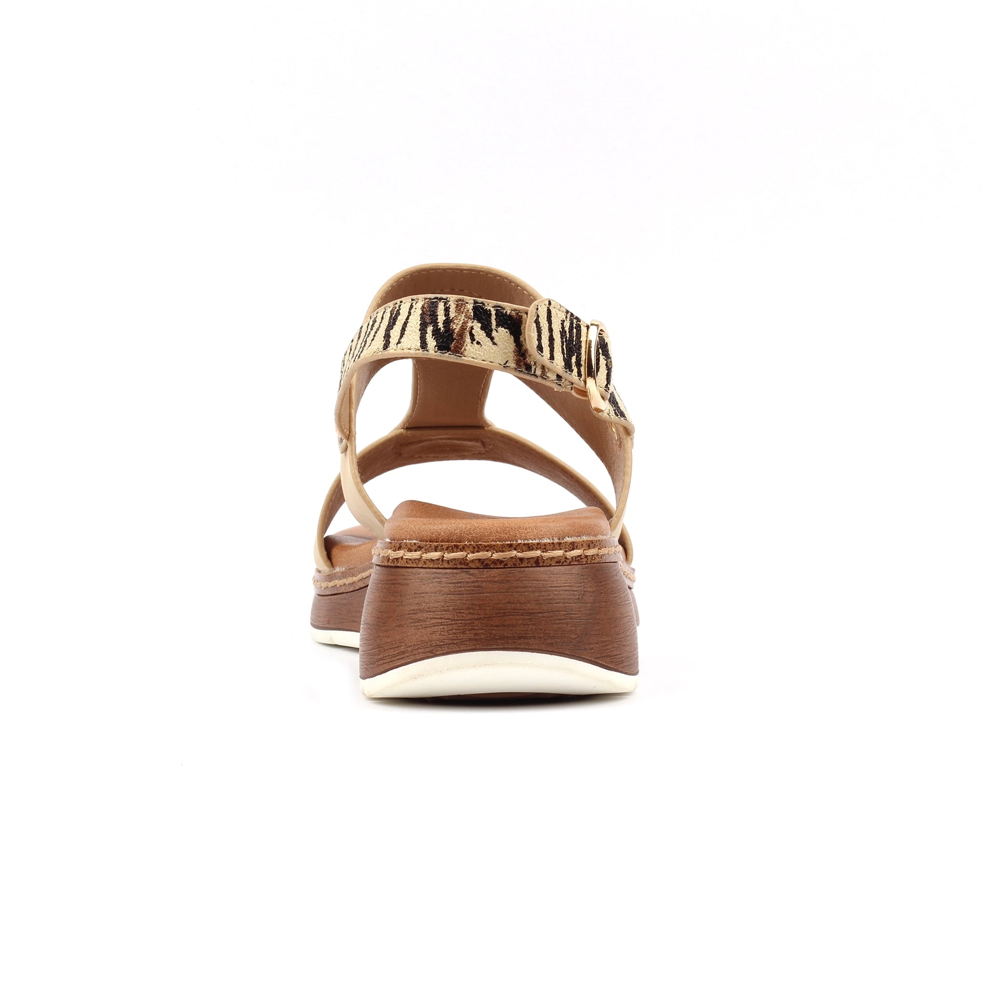 Georgia Beige Wedge Sandal