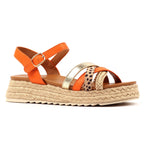 Flick Orange Sandal