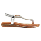 Estelle Silver Sandal