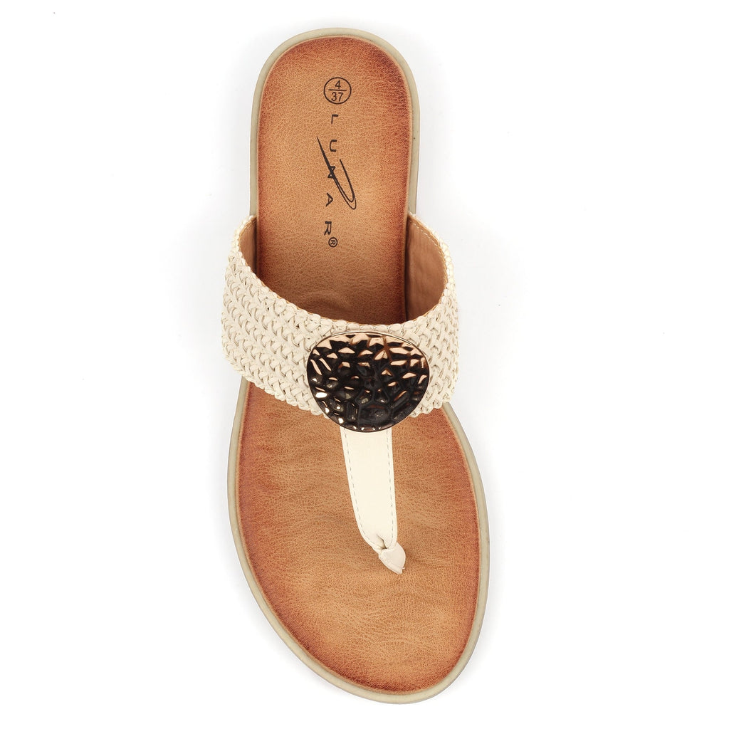 Fiona White Sandal