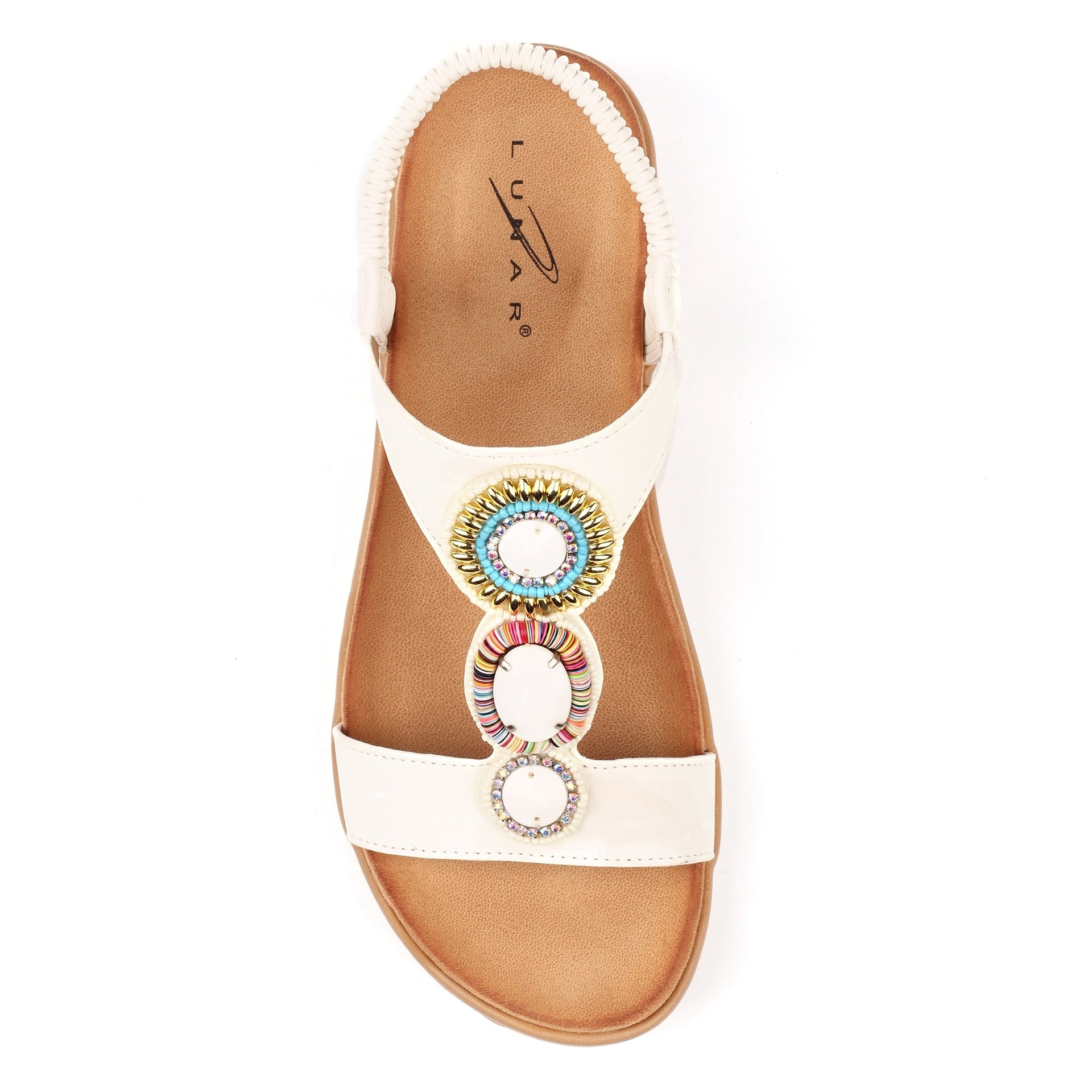Kay White Sandal