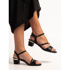 Jen Black Block Heel Sandal